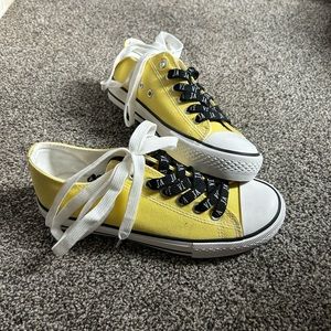 Yellow shoes